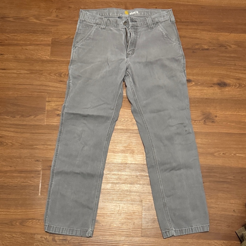Carhartt Gray Relaxed Fit Pants